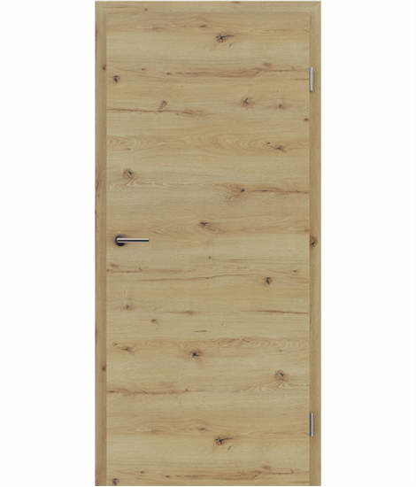 CPL interior door TOPLINE PLUS - L1 knotted oak WOOD natur