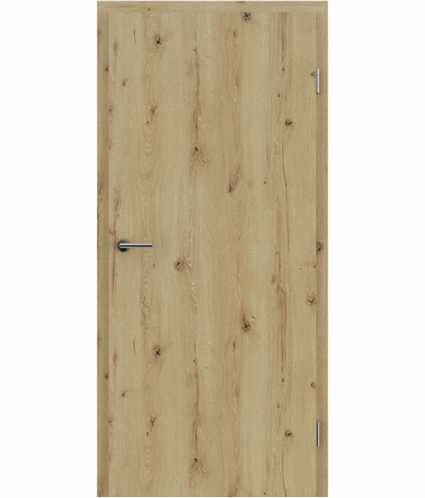 CPL interior door TOPLINE PLUS - knotted oak WOOD natur