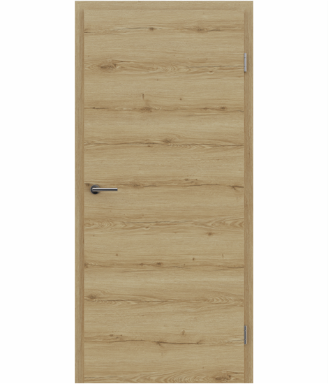 CPL interior door TOPLINE PLUS - L1 knotted oak cracked WOOD natur